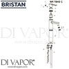 Bristan Nero Tall Basin Mixer without Waste Tap Spares